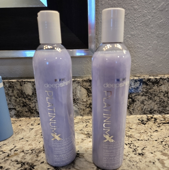 2 Rusk deep shine Platinum Conditioner new 12oz each purple Conditioner - Picture 1 of 2